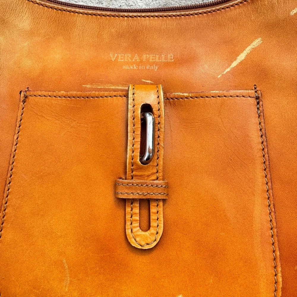 Vera Pelle Side Bag - Italian Leather - Picture 3 of 8